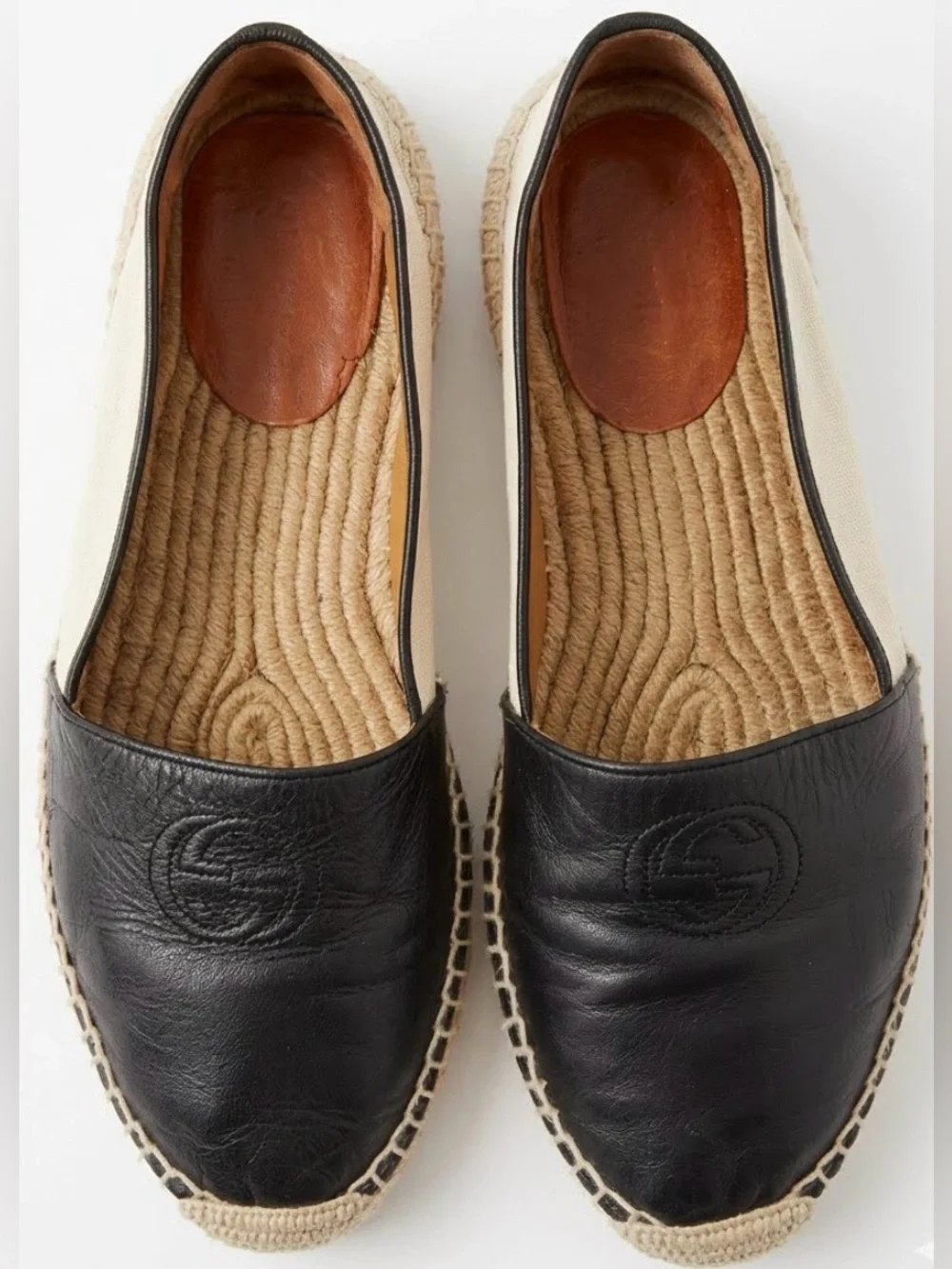Gucci slip espadrille